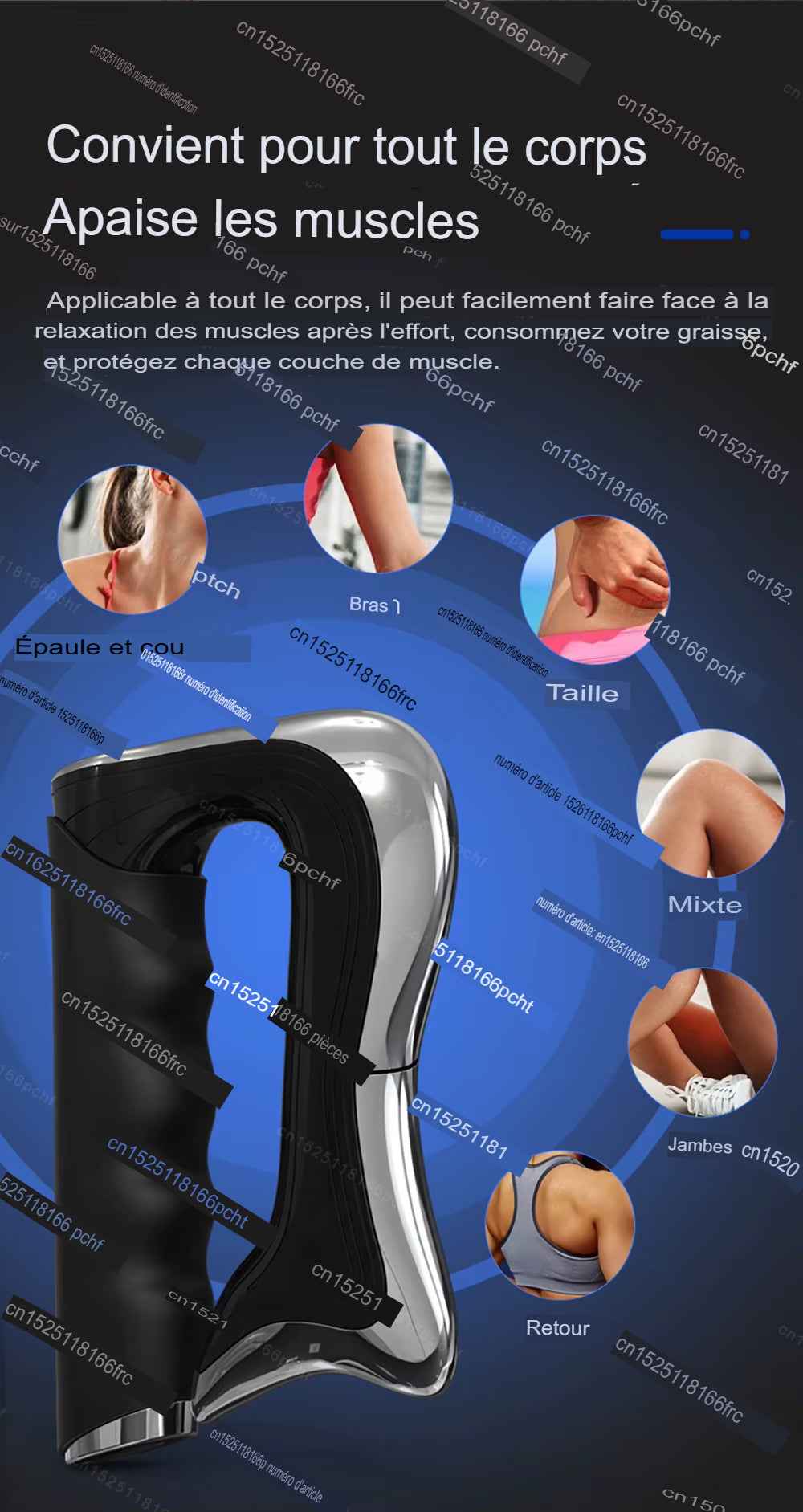 appareil de massage eléctrique vibration