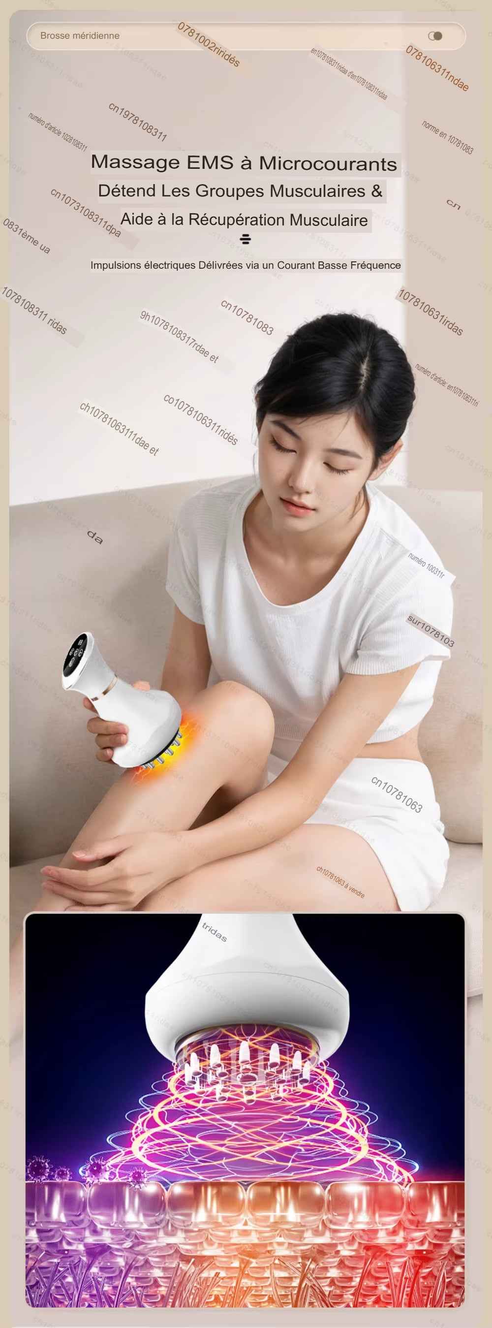 Appareil de massage genou
