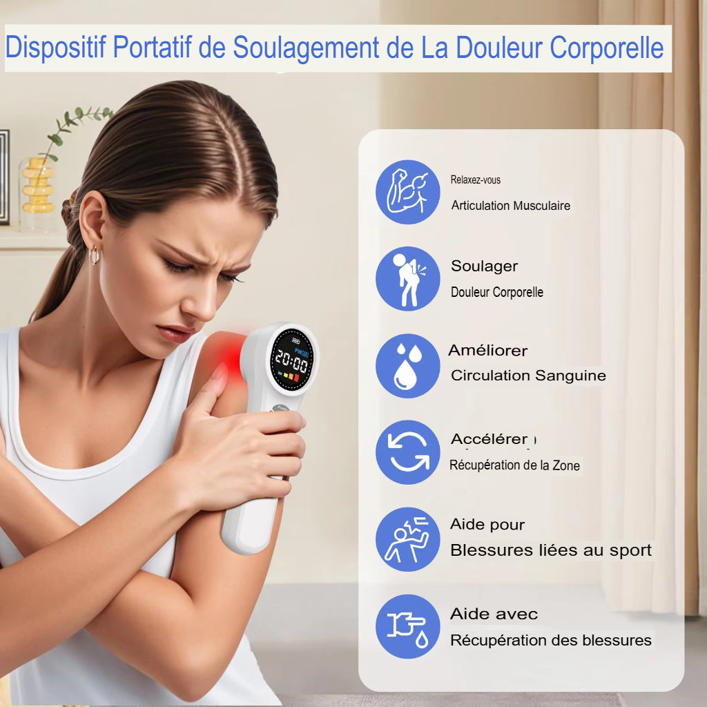 Appareil laser soulage les douleurs à froid