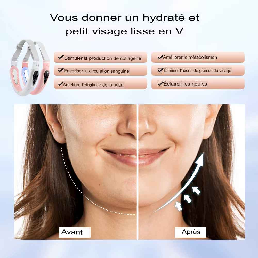Ceinture de Massage visage éclatant