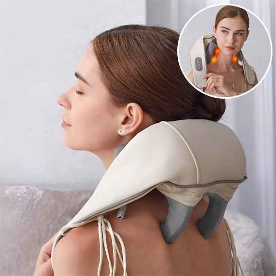 Châle de massage du cou 
puissanceet douceur