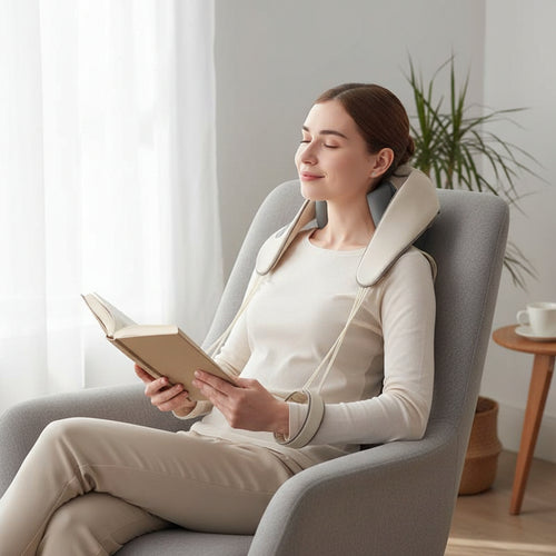 Châle de massage du cou 
puissanceet douceur