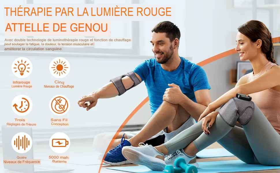 Epauliere et genouillere Rechargeable et sans fil