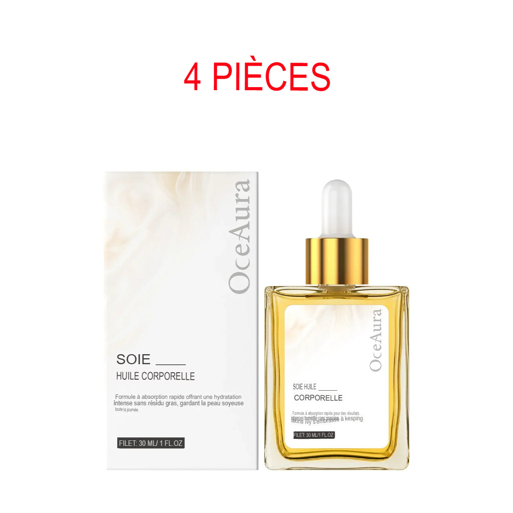  Huile Corporelle en Soie Hydratante lots de 4