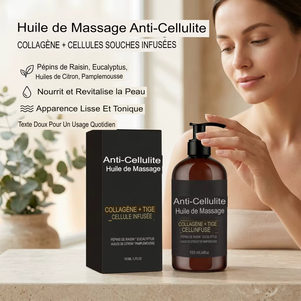 Huile Essentielle de Massage Revitalisante collagène