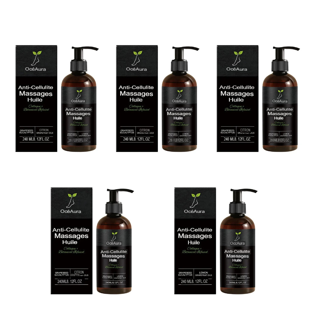  Huile de Massage Anti-Cellulite Raffermissante 