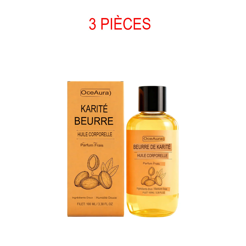  Huile de Massage au Beurre de Karité lots