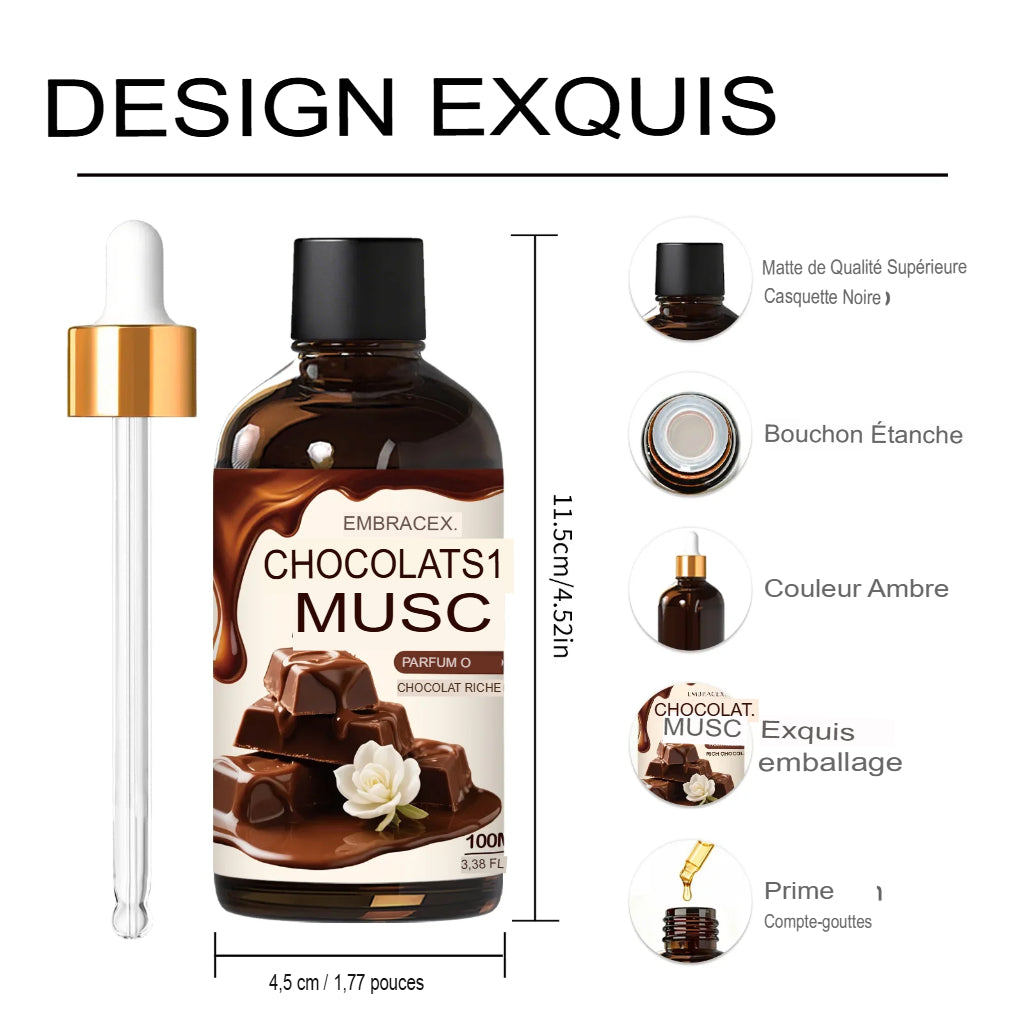 Huile de Parfum Premium Musc Chocolat Evasion