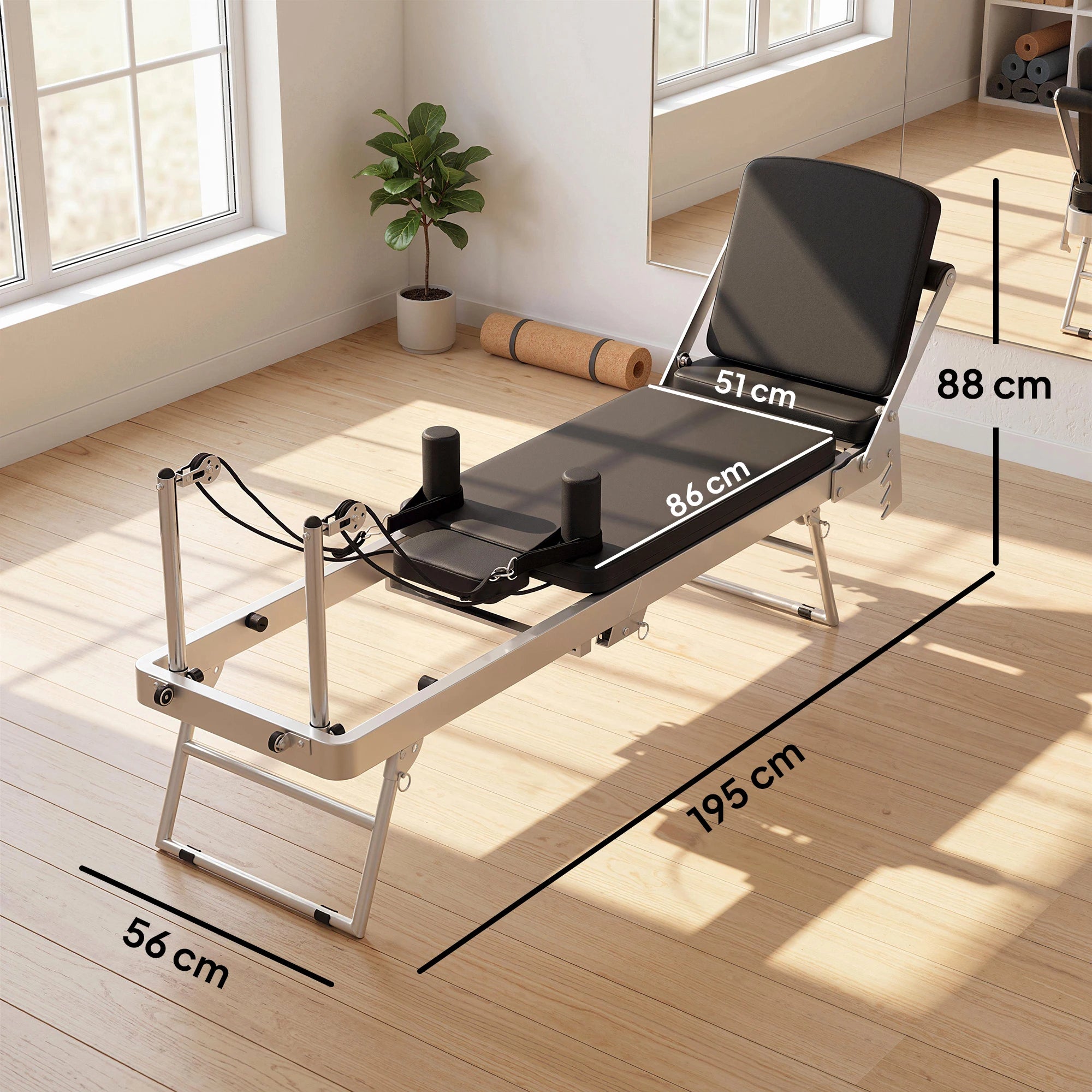 Machine Reformer Pilates Pliable  encombrement