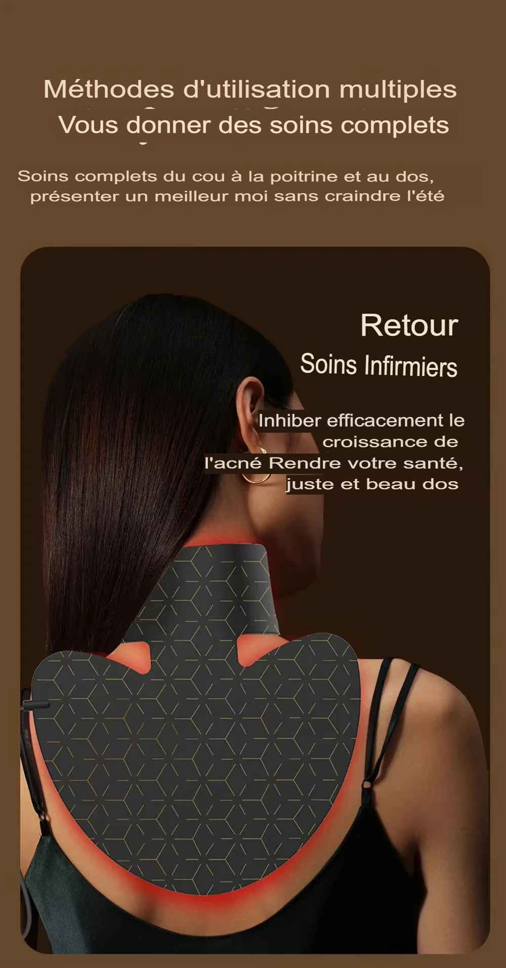 Masque LED 4 en 1 soins complets