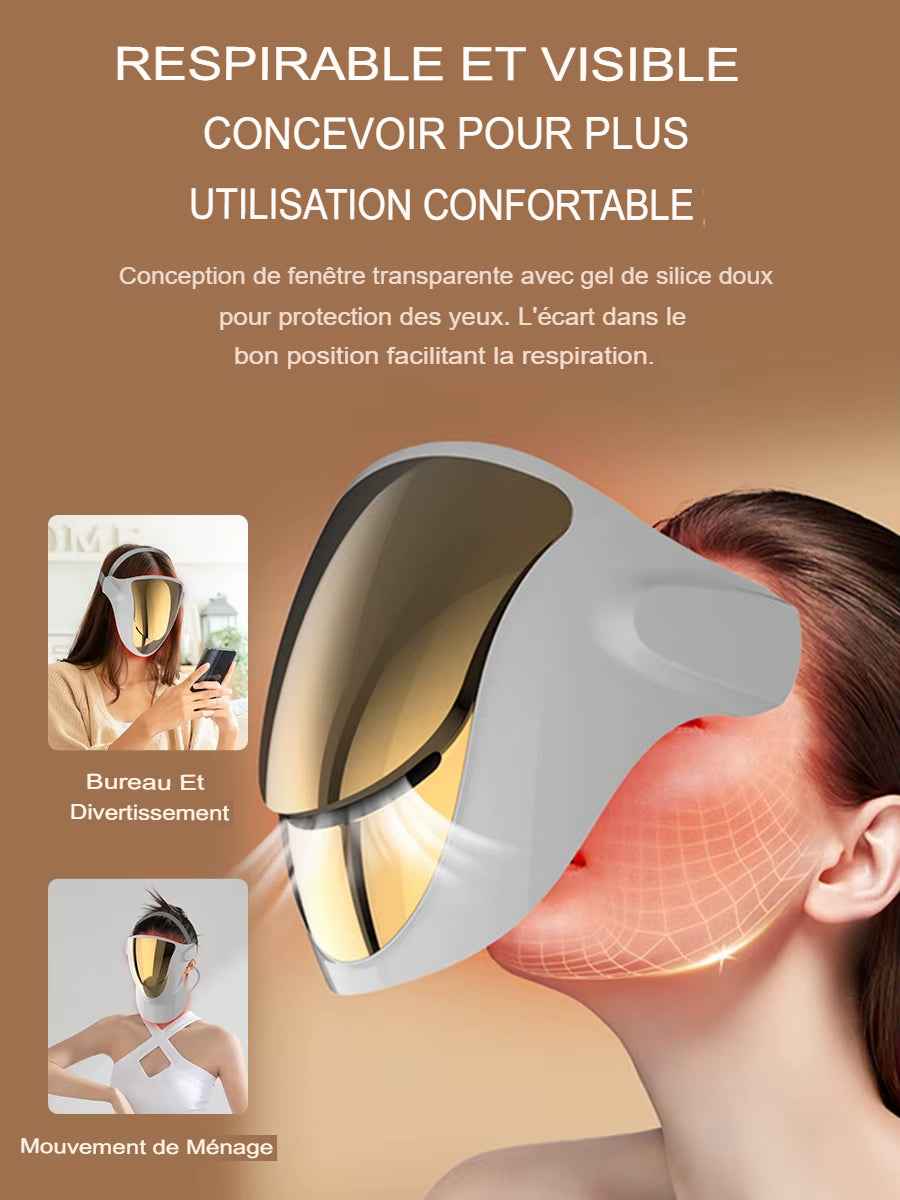 Masque facial LED  confortable