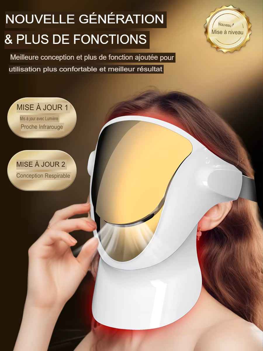 Masque facial LED  répare la peau