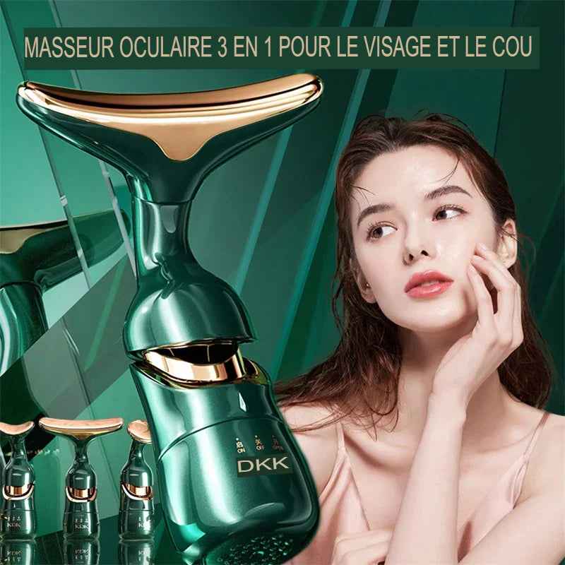 Masseur Facial à microcourant 3 en 1