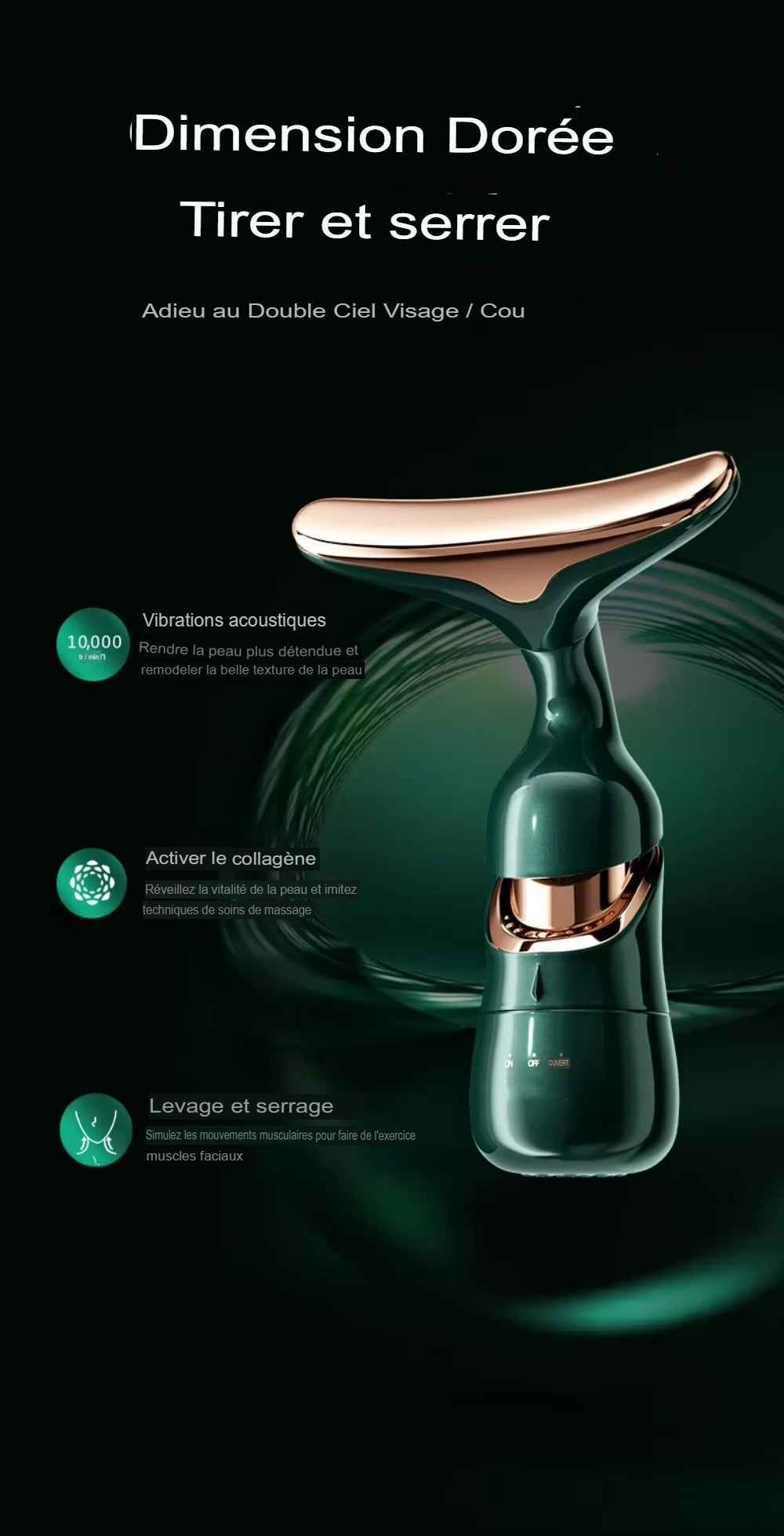 Masseur Facial pour le cou