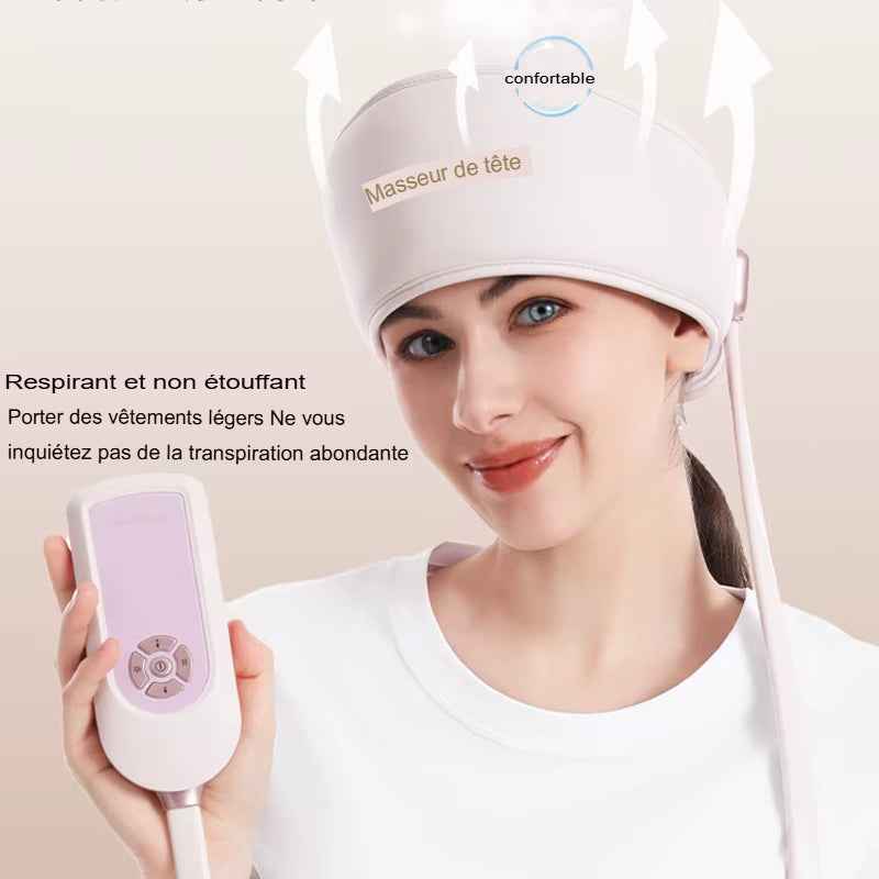 Cmasseur de téte avec télecommande