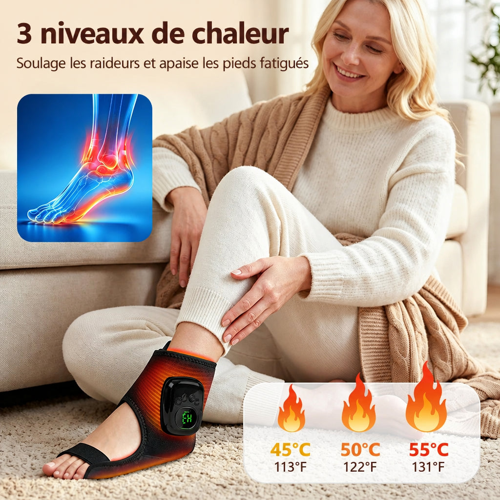 Masseur de cheville 3 niveaux de chaleur