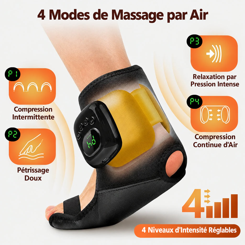 Masseur de cheville 4 Modes de Massage par Air