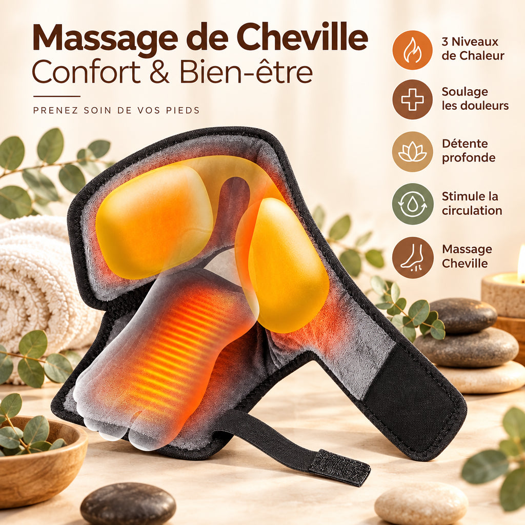 Masseur de cheville stimule la circulation