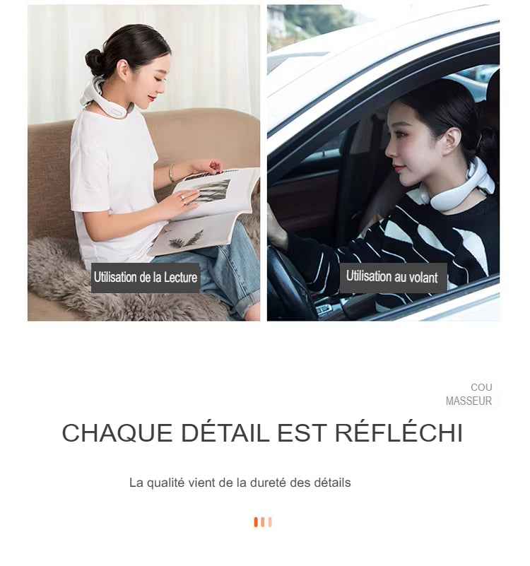 Masseur de cou maison voiture