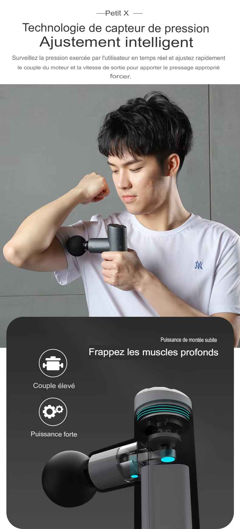 MINI PISTOLET DE MASSAGE bras