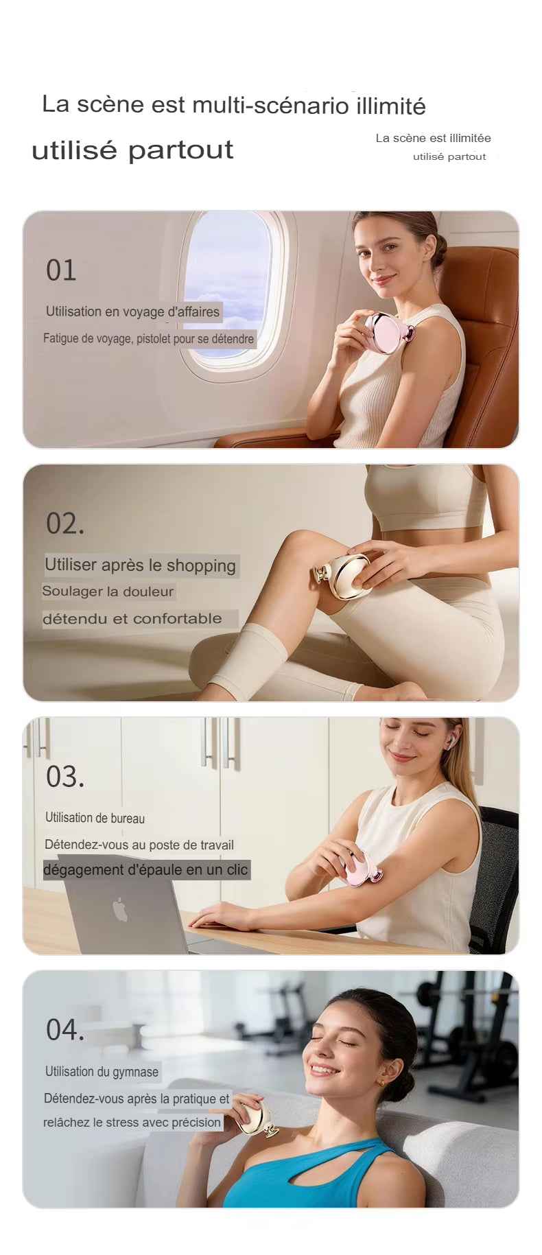 Mini pistolet de massage portable indispensable