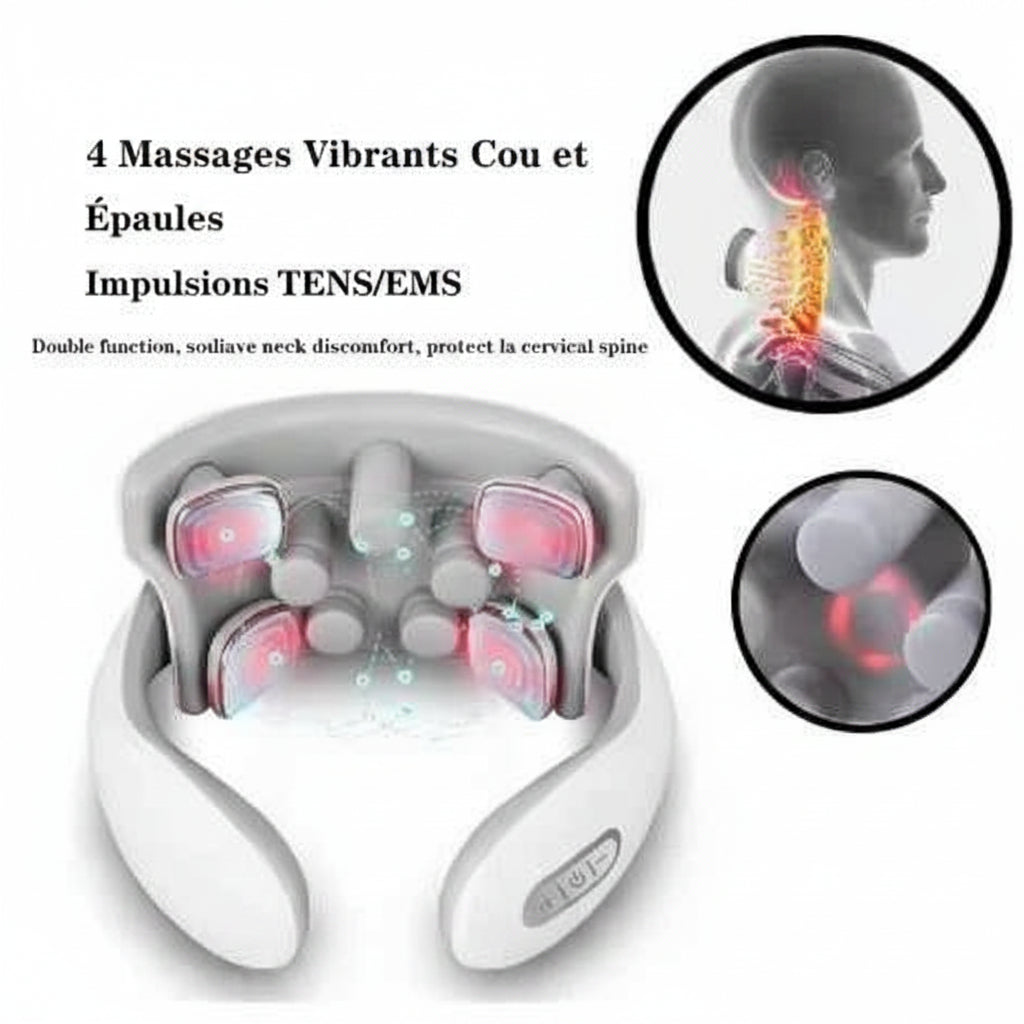 Nouveau masseur cervical vibrant