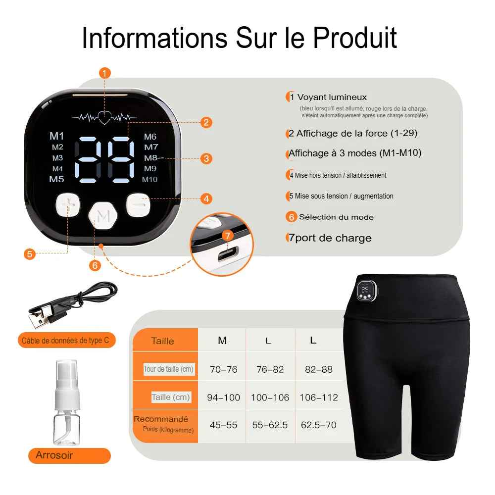 Pantalon de yoga 3 tailles