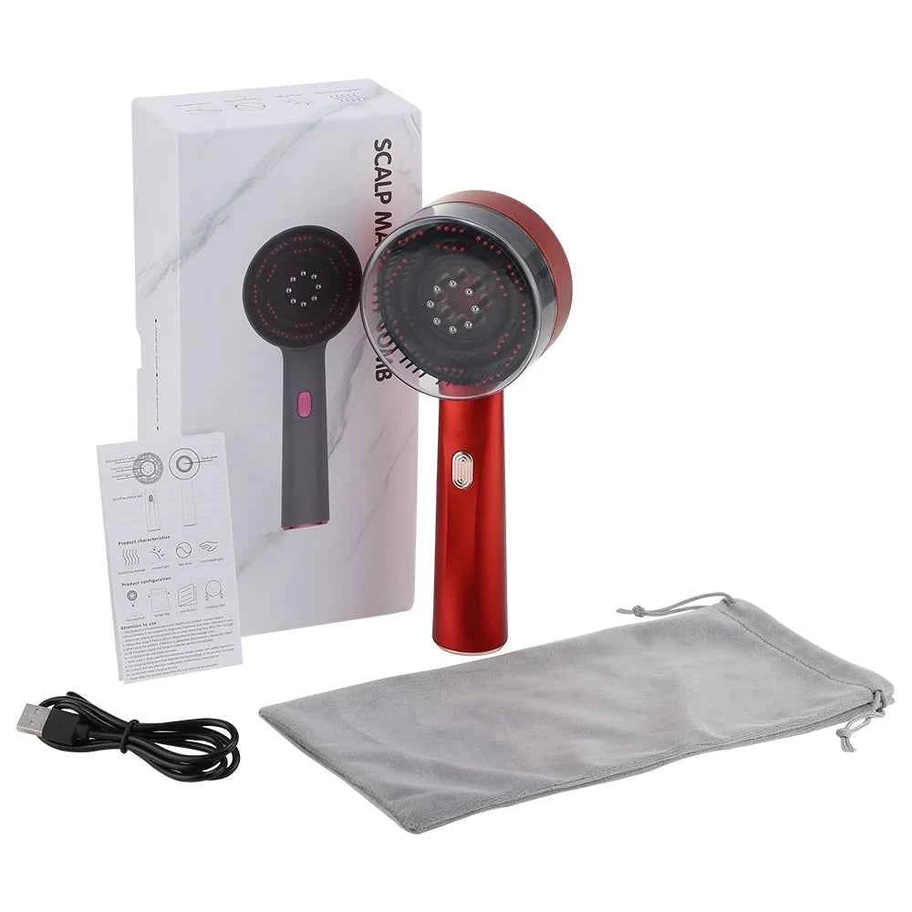 Peigne de Massage électrique stimule le cuir chevelu