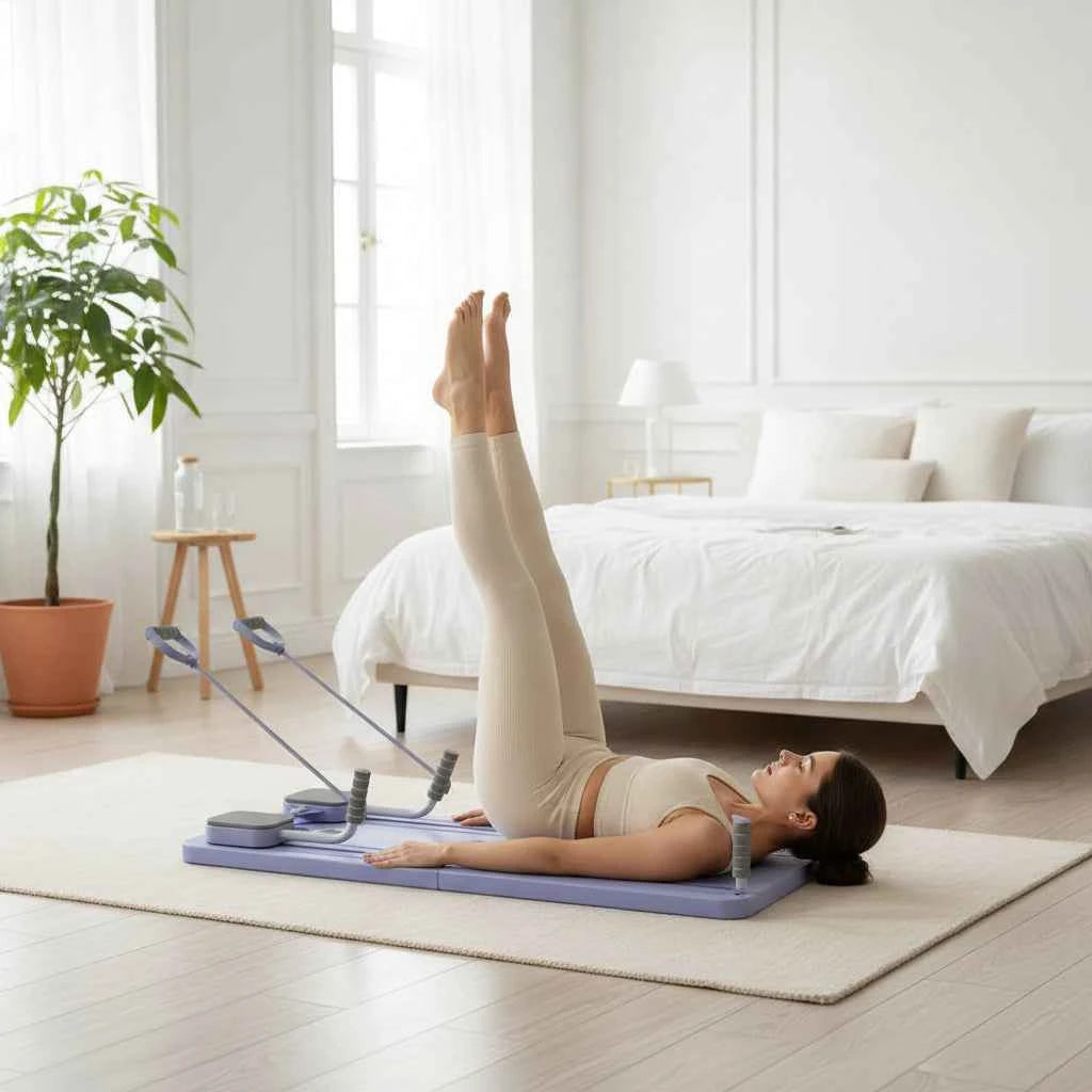 Planche de Pilates pliable jambe