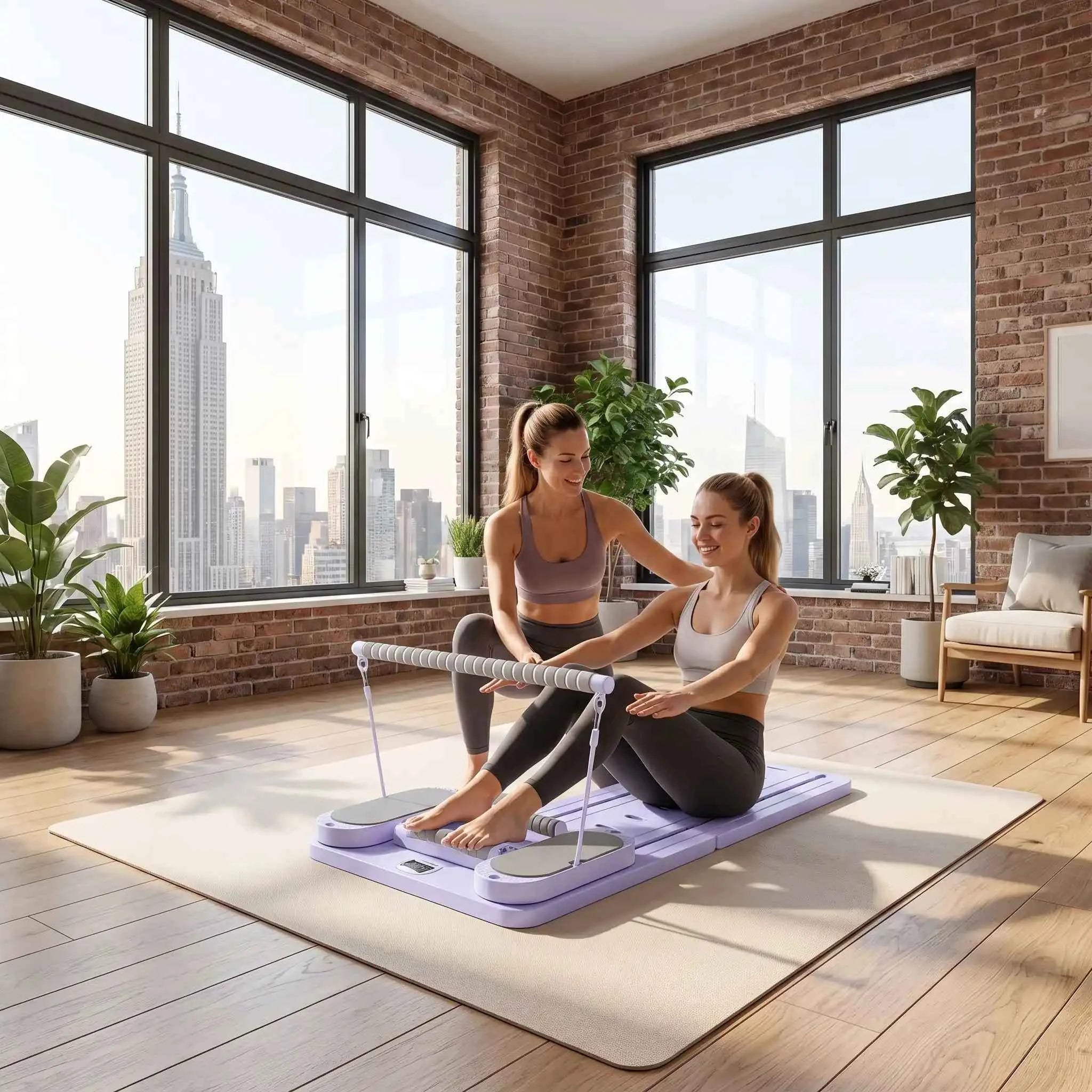 Planche de Pilates pliable pour salle de sports
