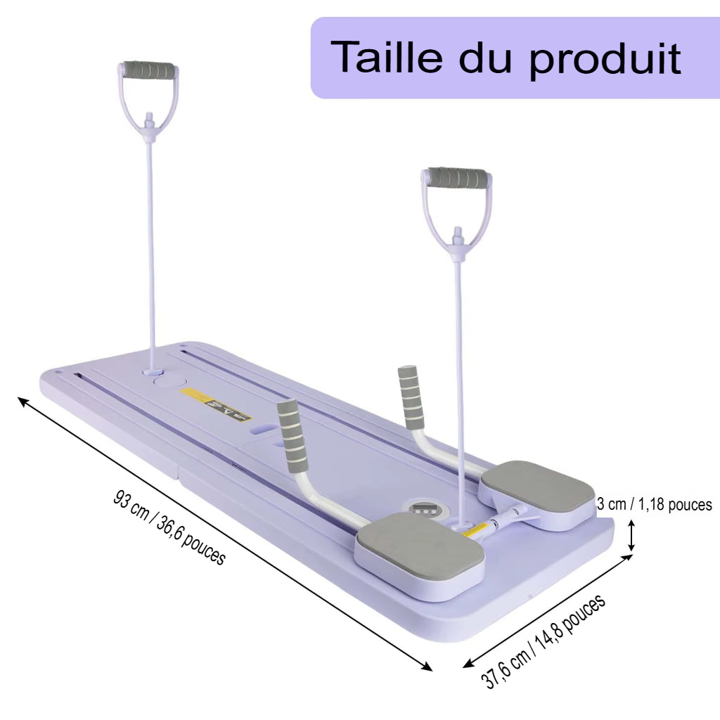 Plateforme de fitness pliable dimension