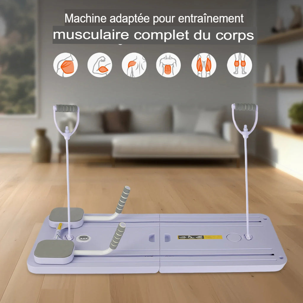 Plateforme de fitness pliable pour Pilates  planche d'exercices abdominaux