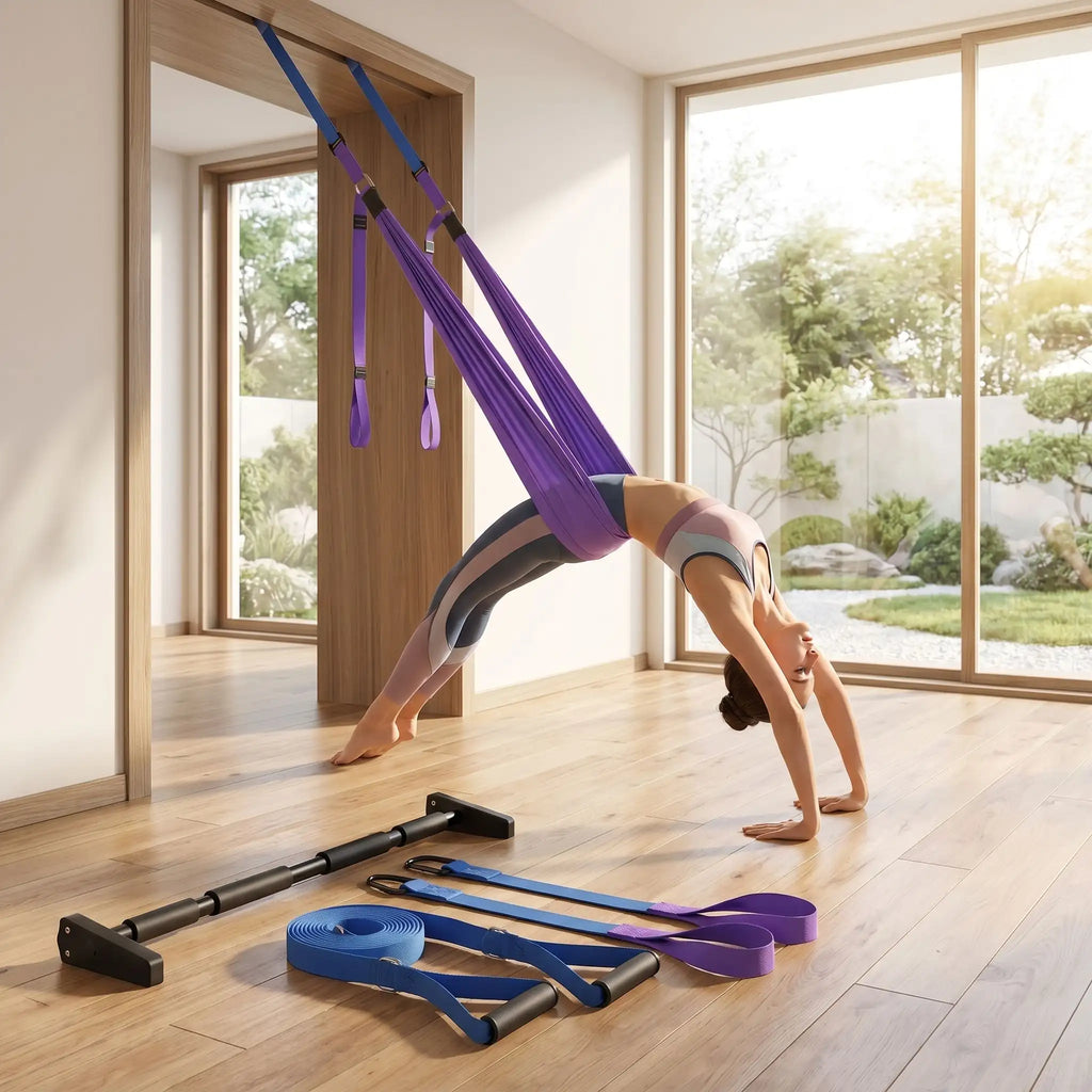 Sangle de yoga pour les étirements dorsaux