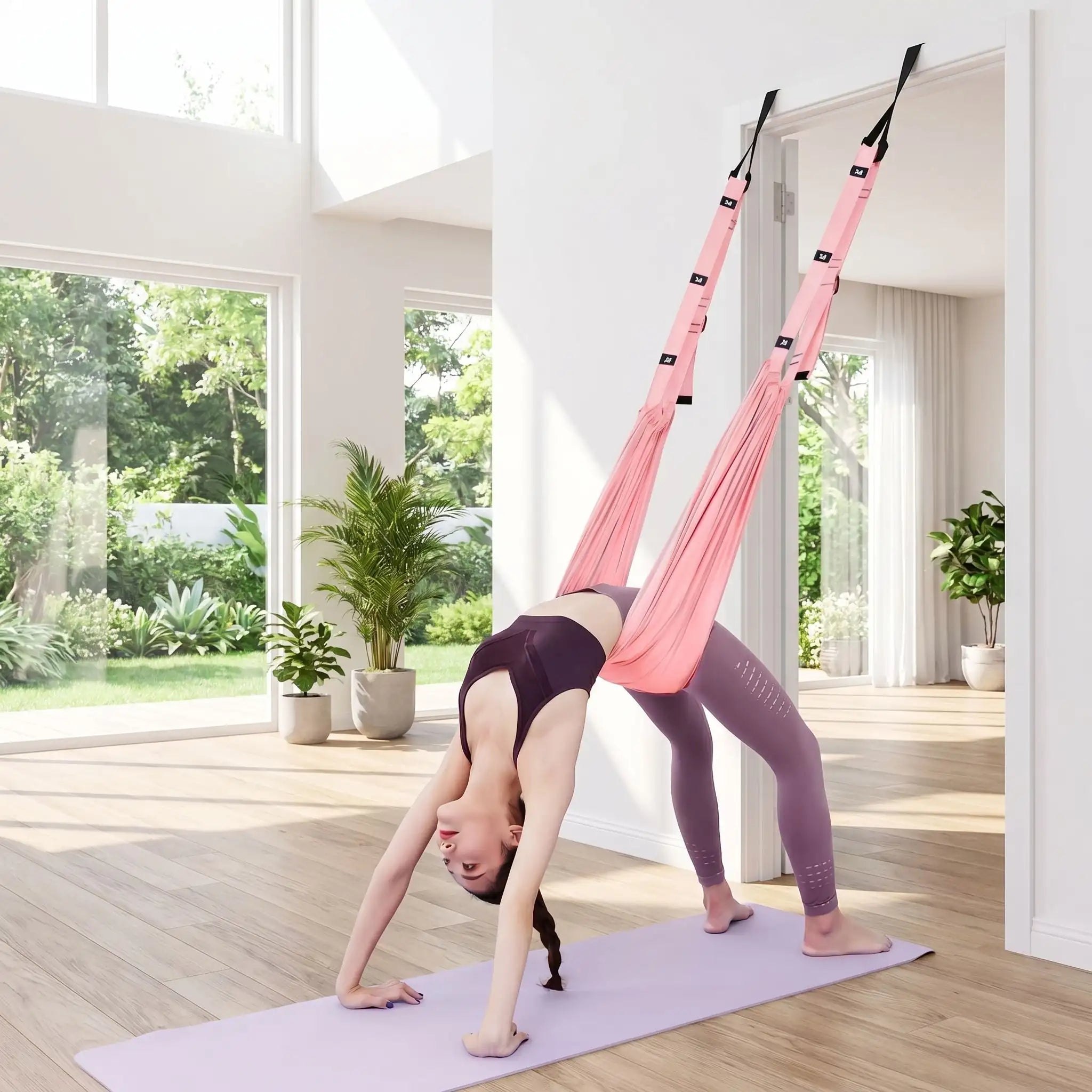Sangle de yoga l'entraînement à domicile