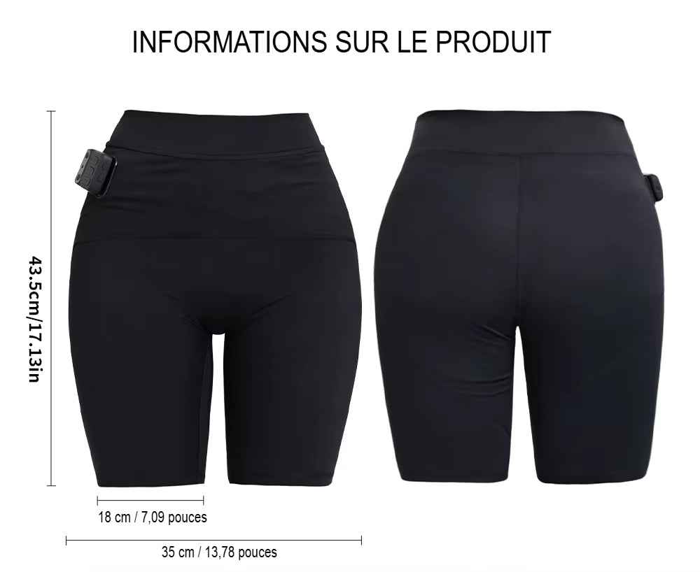Shorts De Yoga Stimulation Musculaire