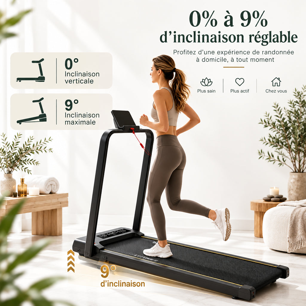 Tapis de Course et de Marche inclinaison 