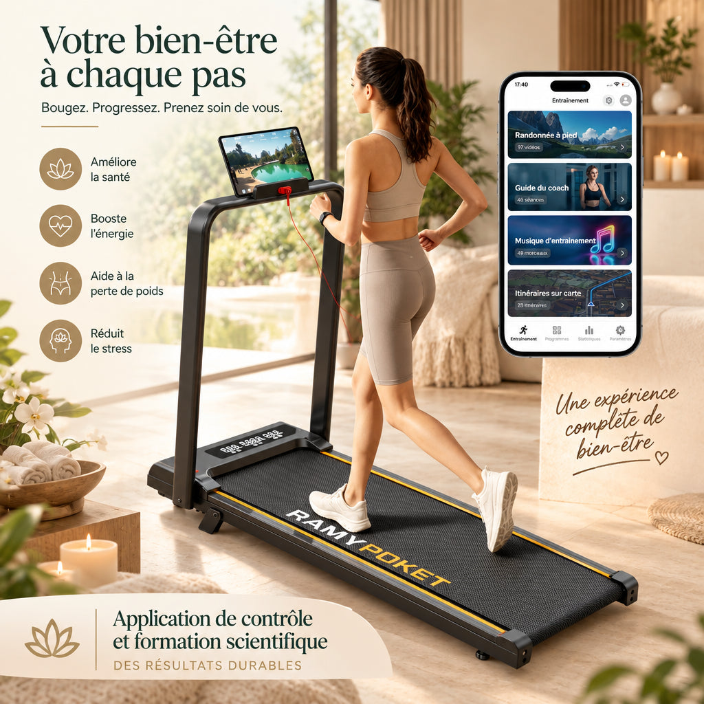 Tapis de Course et de Marche pliable