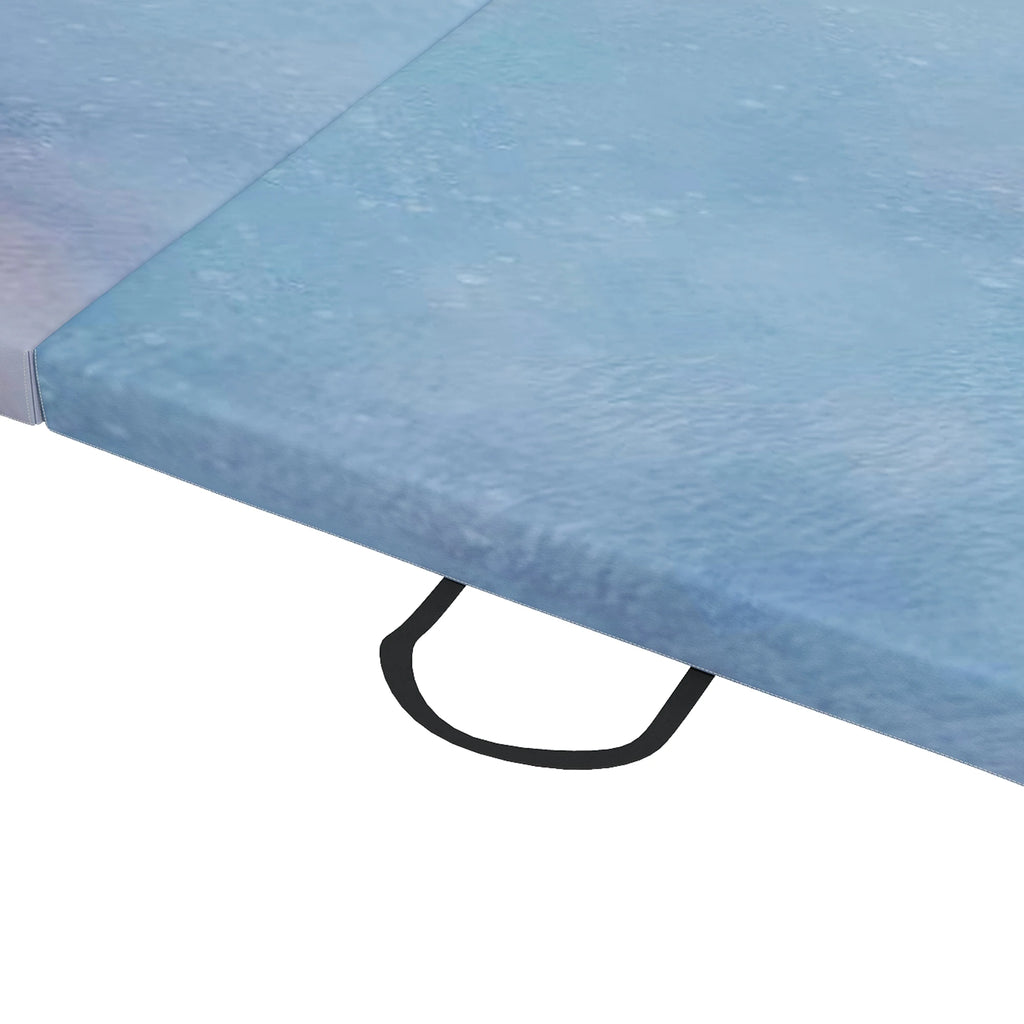 Tapis de gymnastique avec sangles de transport