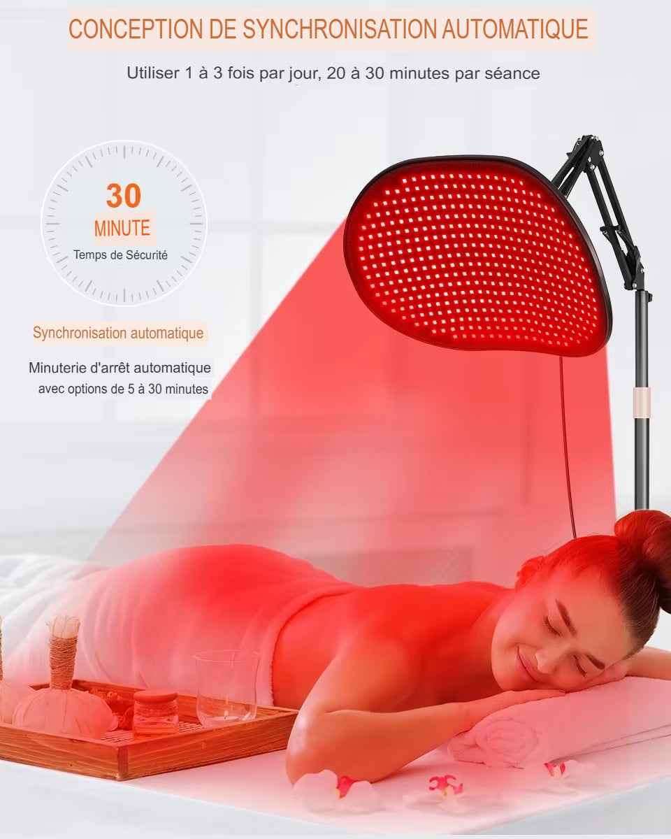 Tapis  de luminothérapie  avec minuterie arret automatique