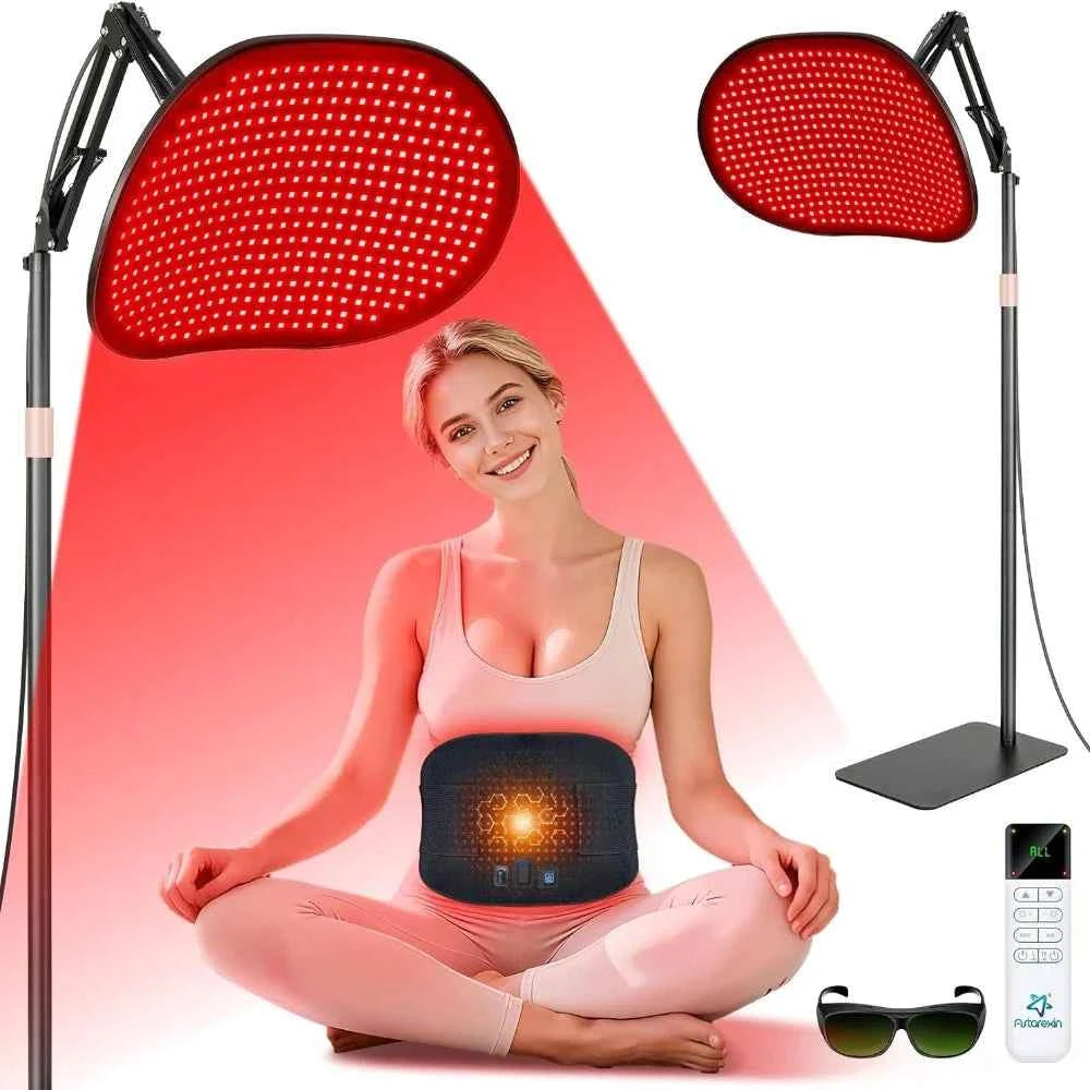 Tapis lumineux de luminothérapie rouge 2 en 1