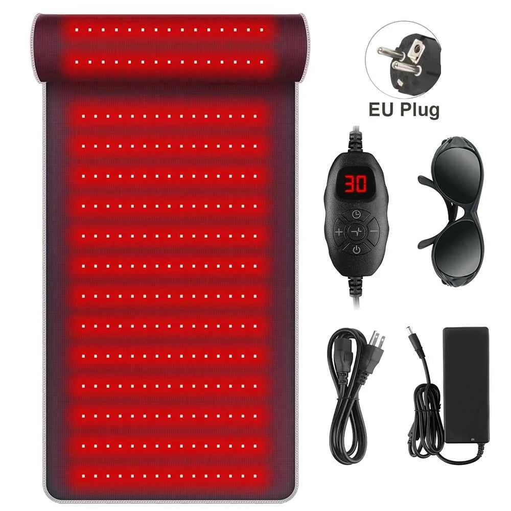Tapis de massage à lumière infrarouge contenu 