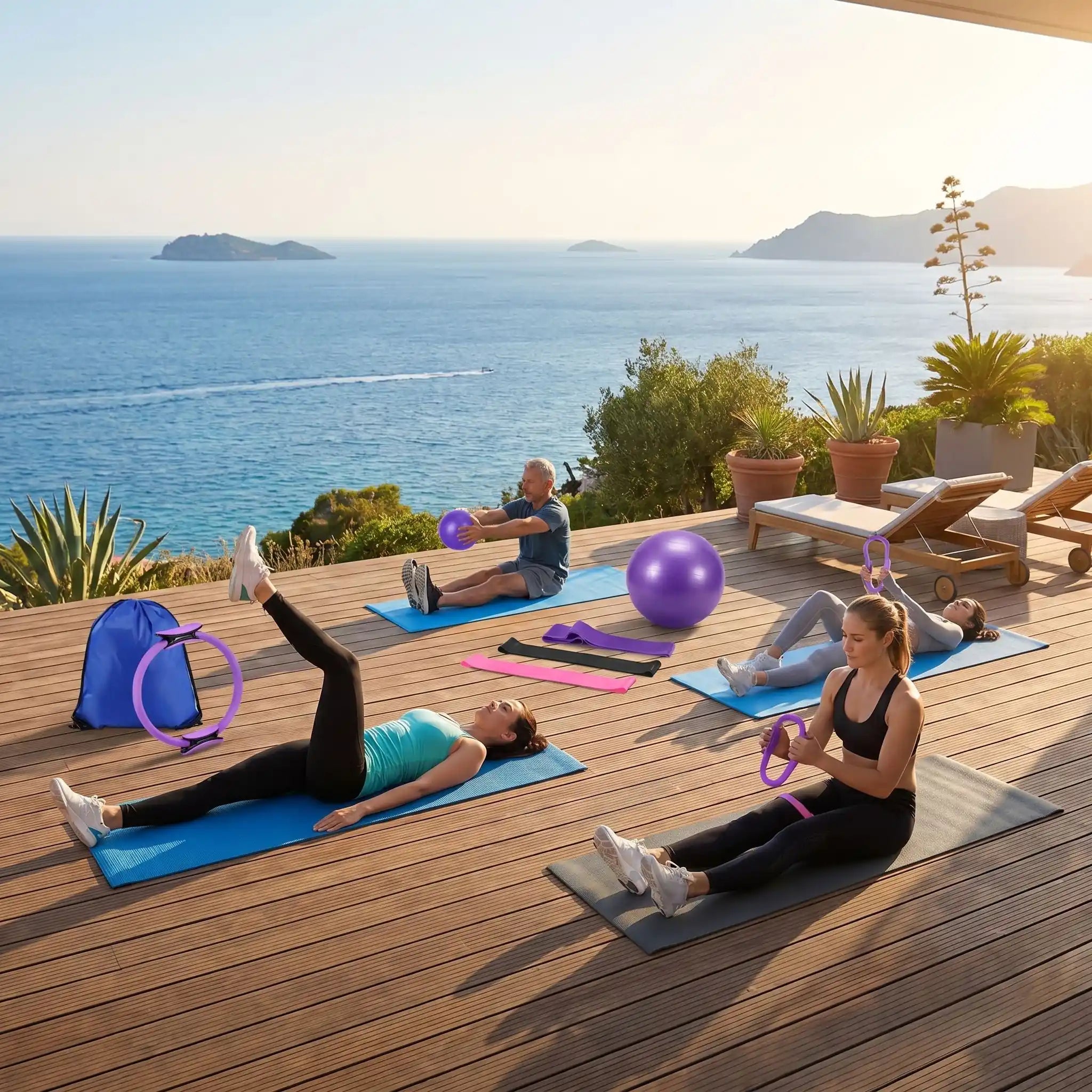 Yoga Pilates cercle 13 pièces pour débutants