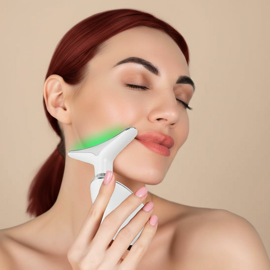 Appareil de massage visage lumineux