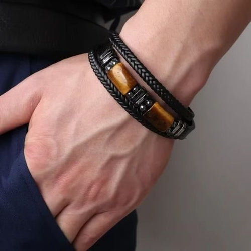 Bracelet pierre naturelle Pierre œil de tigre