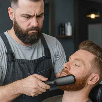 Brosse lissante chauffante ideal pour voyage