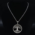 Collier arbre de vie Acier inoxydable