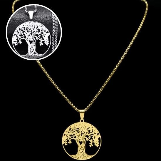 Collier arbre de vie Dimensions généreuses