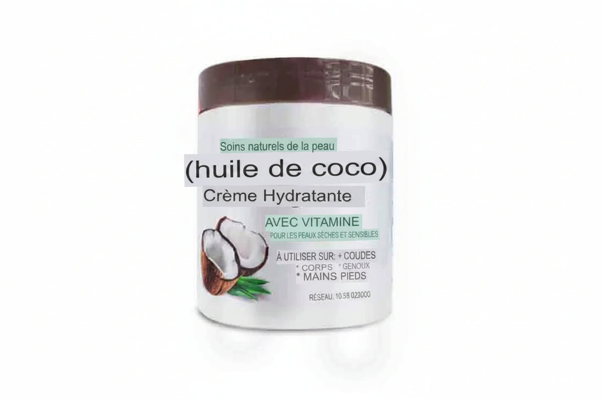 creme hydratante huile de coco