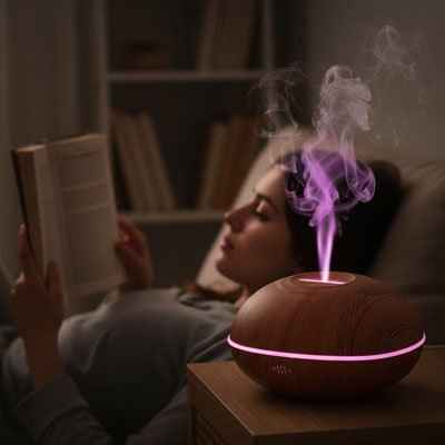 Diffuseur d'huiles essentielles salle de repos
