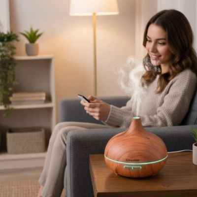 Diffuseur d'huiles essentielles réchauffe votre décoration